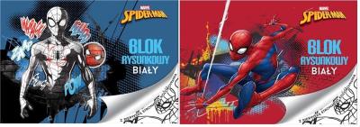 Opakowanie Blok rysunkowy A4/20K biały Spider Man
