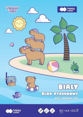 Blok rysunkowy A4/20K Yummy Yum biały HAPPY COLOR. Wydawca: GDD. SmakLiter.pl Opakowanie Blok rysunkowy A4/20K Yummy Yum biały HAPPY COLOR