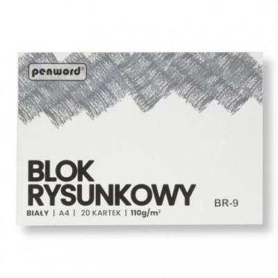 Opakowanie Blok rysunkowy A4 biały 110g 20 kartek