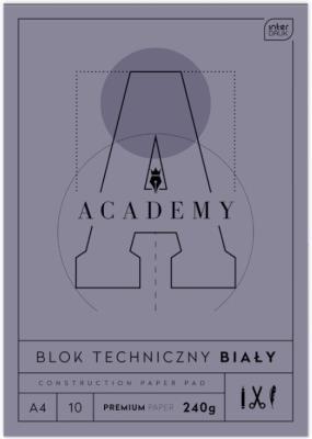 Opakowanie Blok techniczny A4 10 240g ACADEMY