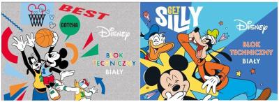 Opakowanie Blok techniczny A4/10K biały Mickey Mouse