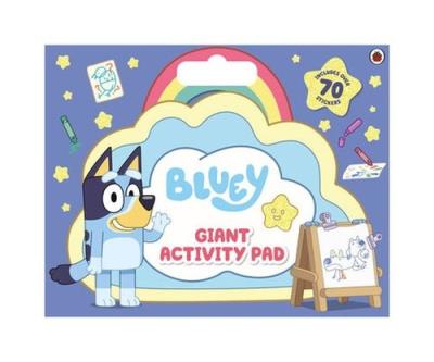 Bluey Giant Activity Pad. Autor: Bluey. SmakLiter.pl Okładka książki Bluey Giant Activity Pad
