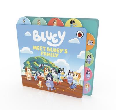 Opakowanie Bluey: Meet Bluey's Family: Tabbed Board Book