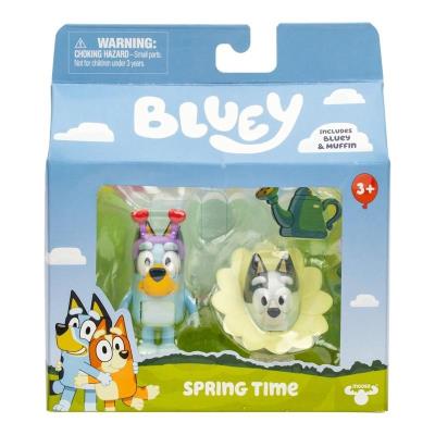 Bluey Wiosna 2-pak. Wydawca: TM Toys. SmakLiter.pl Opakowanie Bluey Wiosna 2-pak