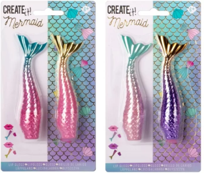 Opakowanie Błyszczyk do ust Mermaid 2szt CREATE IT!