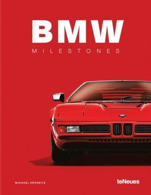 BMW. Milestones wer. angielska. Autor: Michael Kockritz. SmakLiter.pl Okładka książki BMW. Milestones wer. angielska