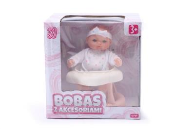 Bobas Natalia z akcesoriami 11cm. Wydawca: Artyk. SmakLiter.pl Opakowanie Bobas Natalia z akcesoriami 11cm