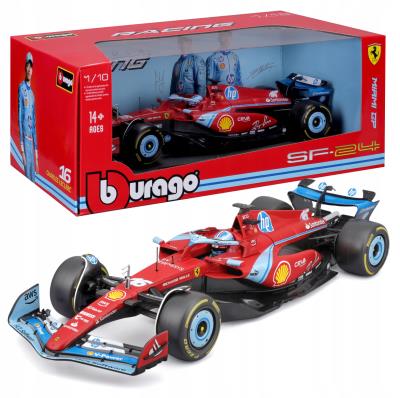 BOLID F1 Ferrari SF-24 GP Miami 2024 Charles Leclerc 1:18 BBURAGO 18-16815. Wydawca: BBurago. SmakLiter.pl Opakowanie BOLID F1 Ferrari SF-24 GP Miami 2024 Charles Leclerc 1:18 BBURAGO 18-16815