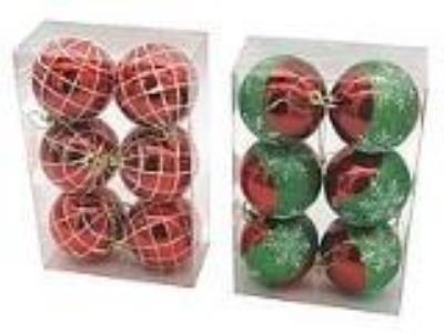 Bombki 6szt MIX. Wydawca: ADAR. SmakLiter.pl Opakowanie Bombki 6szt MIX