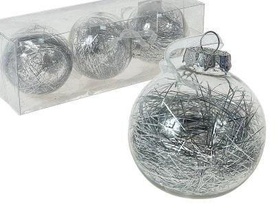 Bombki akrylowe z wypełnieniem 3szt. Wydawca: ADAR. SmakLiter.pl Opakowanie Bombki akrylowe z wypełnieniem 3szt