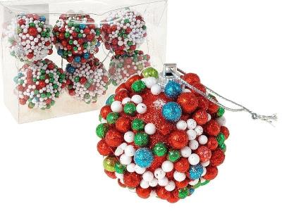 Bombki brokatowe 6szt. Wydawca: ADAR. SmakLiter.pl Opakowanie Bombki brokatowe 6szt