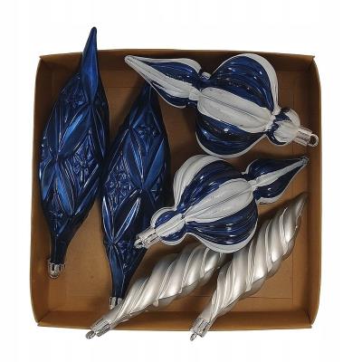 Opakowanie Bombki na choinkę 6szt Szyszki