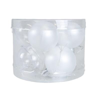 Bombki transparentne perłowe 8szt. Wydawca: ARPEX. SmakLiter.pl Opakowanie Bombki transparentne perłowe 8szt