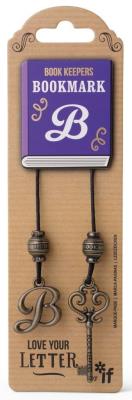 Book Keepers zakładka do książki litera B. Wydawca: IF. SmakLiter.pl Opakowanie Book Keepers zakładka do książki litera B
