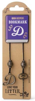 Book Keepers zakładka do książki litera D. Wydawca: IF. SmakLiter.pl Opakowanie Book Keepers zakładka do książki litera D