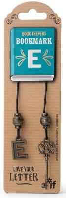 Book Keepers zakładka do książki litera E. Wydawca: IF. SmakLiter.pl Opakowanie Book Keepers zakładka do książki litera E