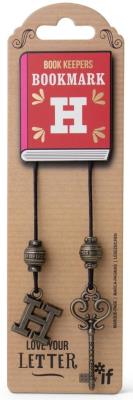 Book Keepers zakładka do książki litera H. Wydawca: IF. SmakLiter.pl Opakowanie Book Keepers zakładka do książki litera H