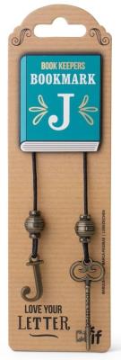 Book Keepers zakładka do książki litera J. Wydawca: IF. SmakLiter.pl Opakowanie Book Keepers zakładka do książki litera J