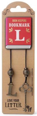 Book Keepers zakładka do książki litera L. Wydawca: IF. SmakLiter.pl Opakowanie Book Keepers zakładka do książki litera L
