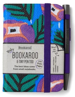 Opakowanie Bookaroo Notatnik A7 z długopisem - fiolet turkus