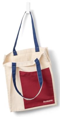 Bookaroo Torba bawełniana Dark Red&Navy. Wydawca: IF. SmakLiter.pl Opakowanie Bookaroo Torba bawełniana Dark Red&Navy