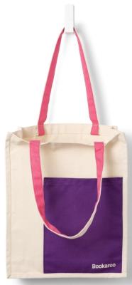 Bookaroo Torba bawełniana Purple&Pink. Wydawca: IF. SmakLiter.pl Opakowanie Bookaroo Torba bawełniana Purple&Pink