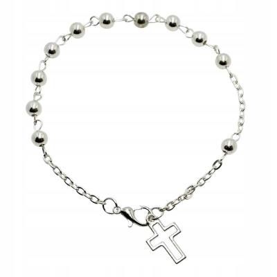 Opakowanie Bransoletka 10-tka srebrna krzyżyk