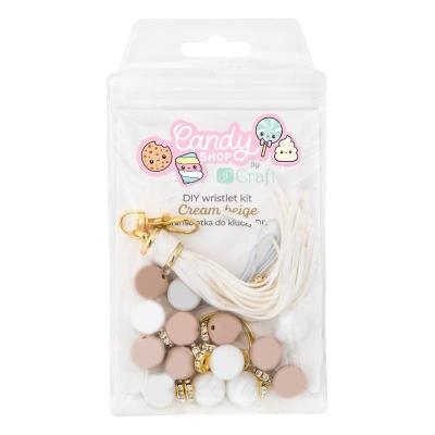Opakowanie Bransoletka do kluczy DIY Cream beige 31el