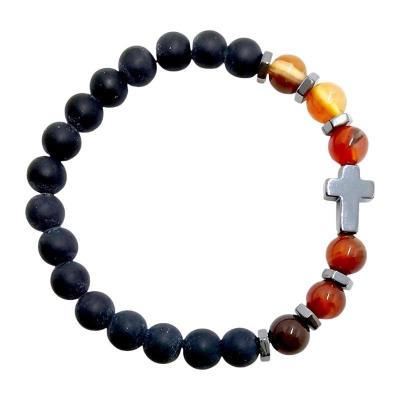 Opakowanie Bransoletka z kamieniem naturalnym - granat