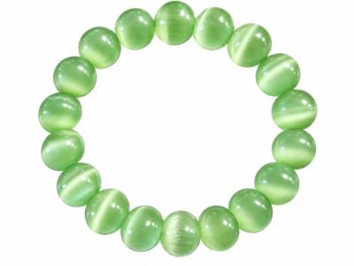 Opakowanie Bransoletka Zielony Jadeit 8mm Kamienie Gumka 16cm