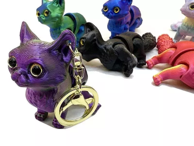 Opakowanie Brelok 3D kot MIX