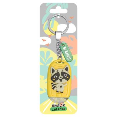 Opakowanie Brelok 3D z latarką - Be Happy!