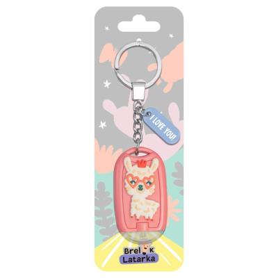 Opakowanie Brelok 3D z latarką - I Love you!