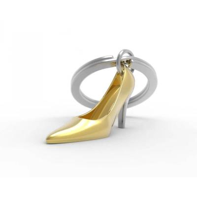 Opakowanie Brelok do kluczy 3D but szpilka złoty