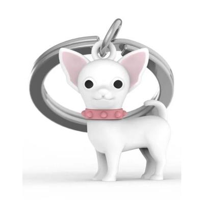 Opakowanie Brelok do kluczy 3D chihuahua biała
