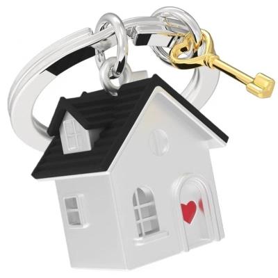 Opakowanie Brelok do kluczy 3D domek z kluczem