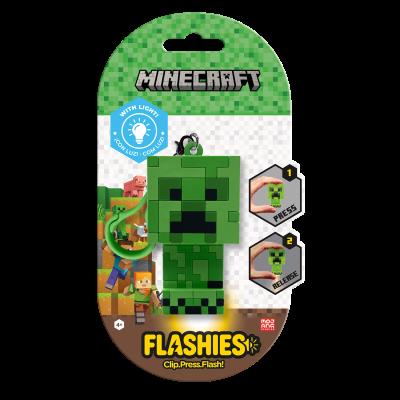Opakowanie Brelok figurka  3D z latarką  LED Minecraft MC00067