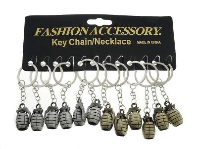 Opakowanie Brelok granat metalowy (12szt)