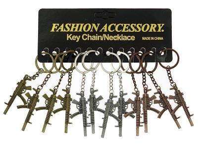 Opakowanie Brelok karabin metalowy 7cm (12szt)