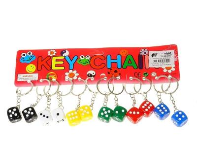 Opakowanie Brelok kostka do gry (12szt)