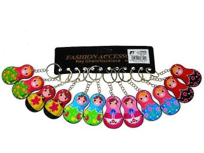 Opakowanie Brelok matrioszka plastikowa (12szt)