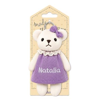 Opakowanie Brelok pluszowy miś - Natalia