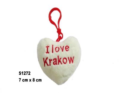 Opakowanie Brelok serce I love Kraków
