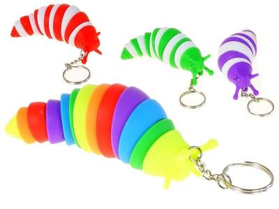 Opakowanie Brelok ślimak ruchomy 7cm MIX