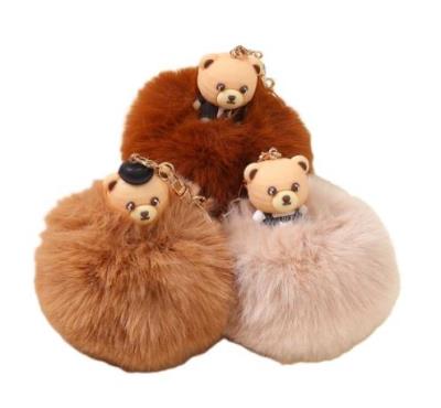 Opakowanie Brelok z pomponem Miś mix HAPPY COLOR