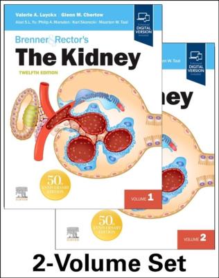 Okładka książki Brenner & Rector's The Kidney. 2 Volume Set, 12th Edition