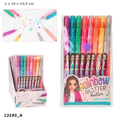 Opakowanie Brokatowe tęczowe żelopisy Top Model 12192A