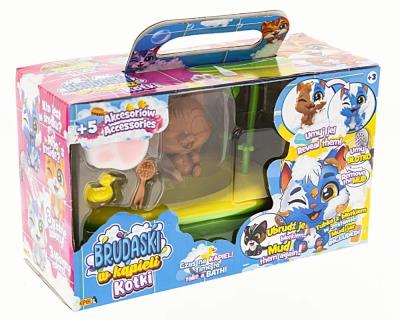 Opakowanie Brudaski w kąpieli Kotki - Karmelek z wanną