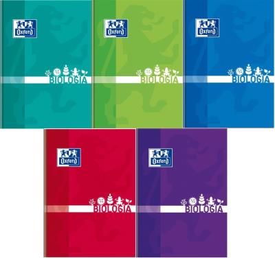 Opakowanie Brulion A5/80K kratka Biologia (5szt) OXFORD