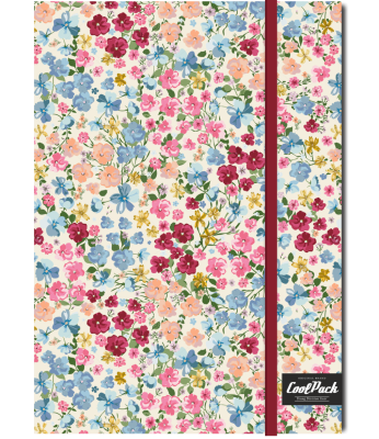 Opakowanie Brulion A5 z gumką Coolpack Forget me not